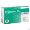 PRAZEPAM EG 10MG 20 TABLETTEN - Afbeelding 2